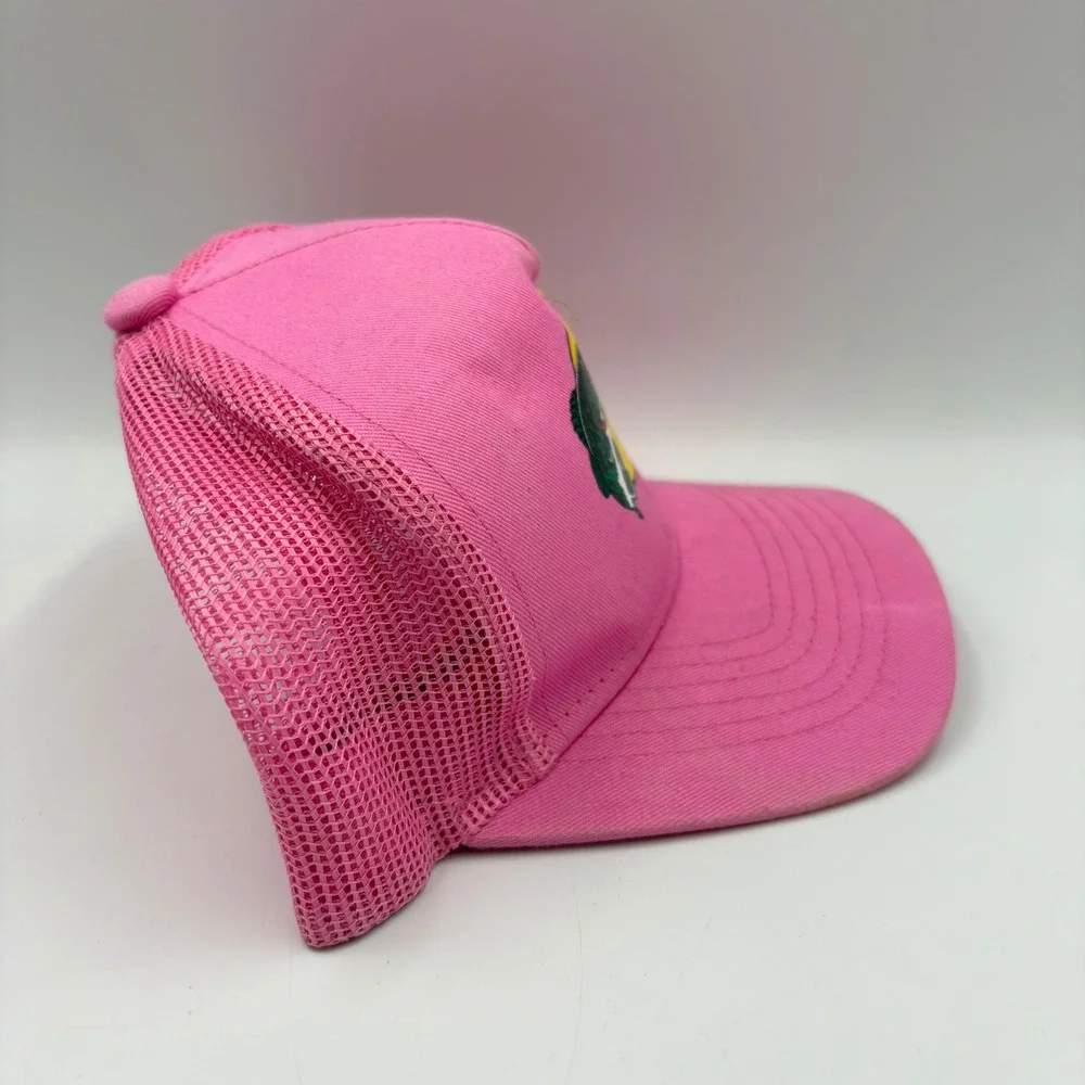 Bass Pro Shops Trucker Hat Youth OSFM Pink Mesh Back Adjustable Snapback Cap